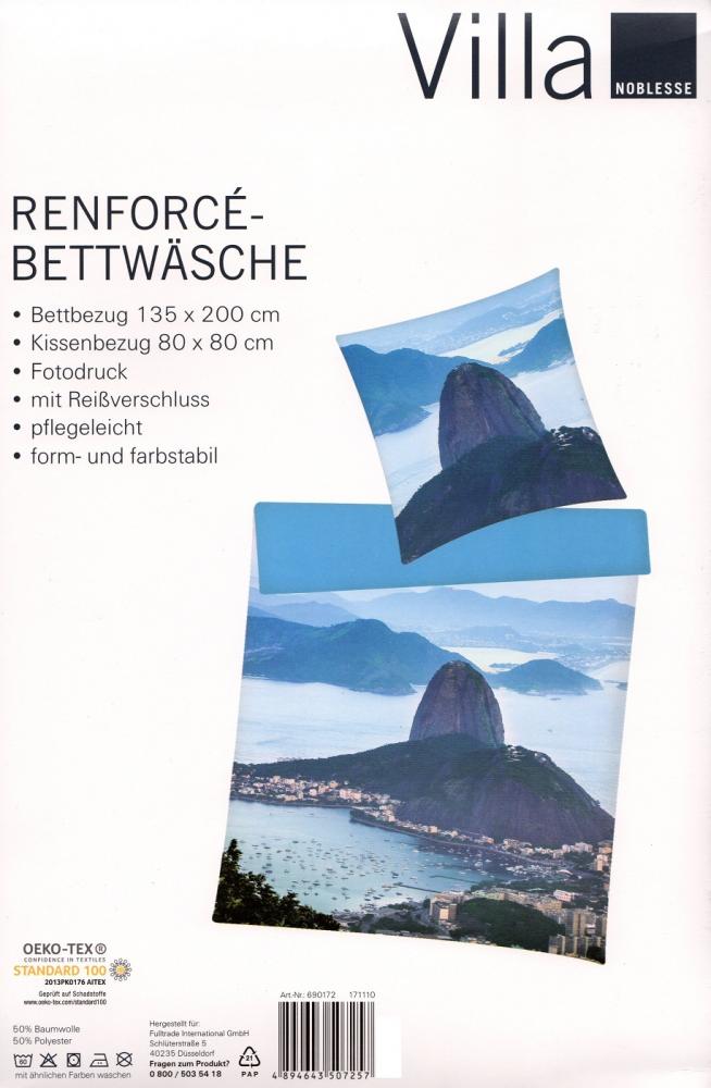 Bettwäsche Rio de Janeiro - Zuckerhut - 135 x 200cm